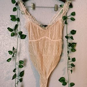 Blush Polka Dot Bodysuit